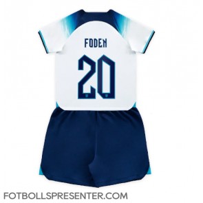 England Phil Foden #20 Hemmatröja Barn VM 2022 Kortärmad (+ korta byxor)